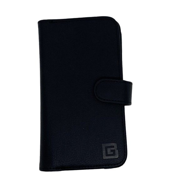 NEW Magnetic Flip Leather Detachable Wallet Case for Samsung S8 Plus - Black - Picture 1 of 5